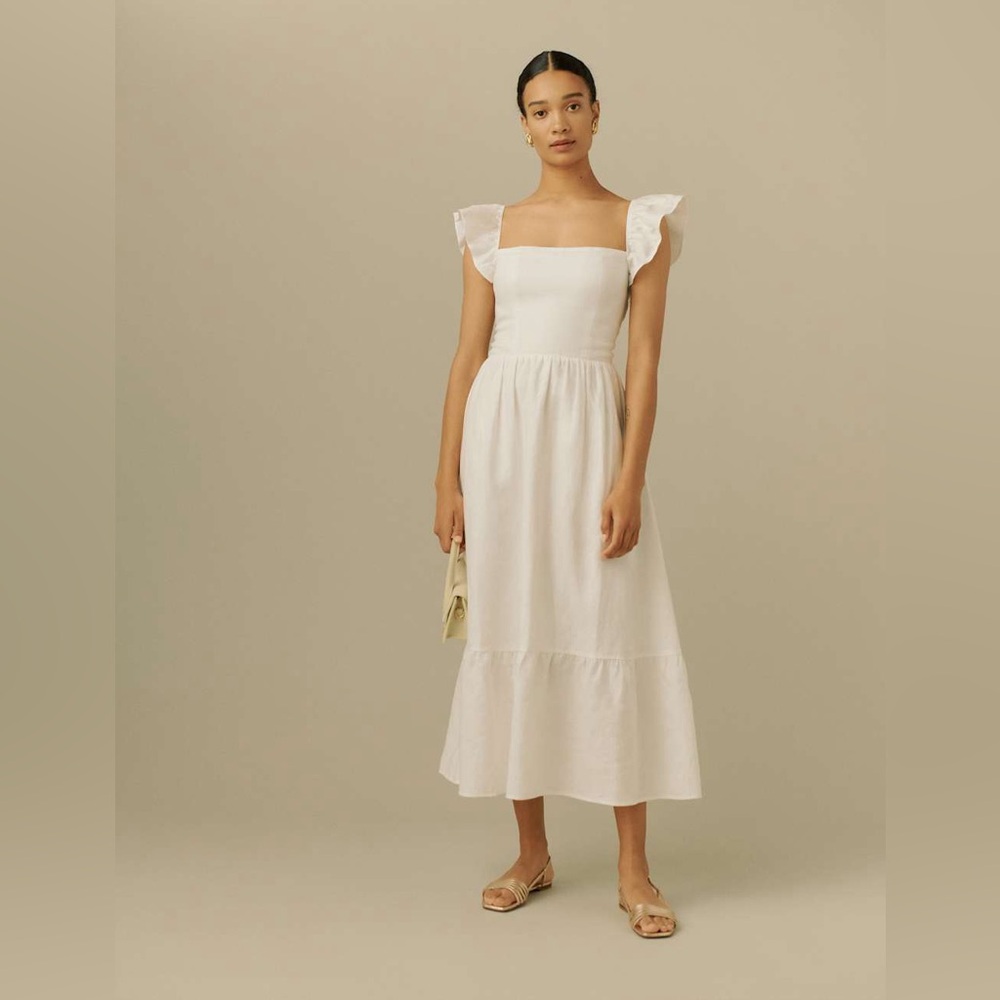 Reformation Lucila Linen Dress